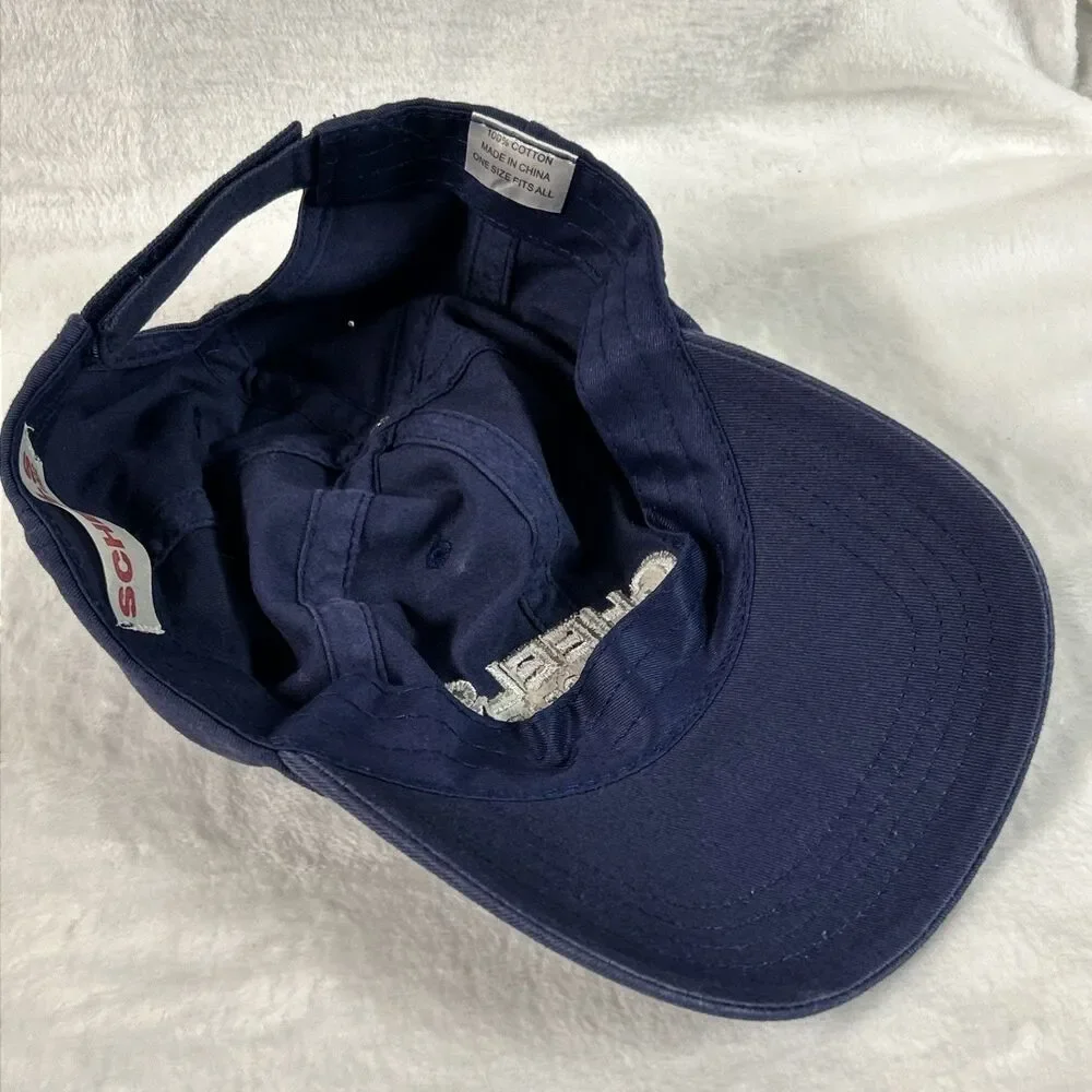 Scheels Blue Mens Hat Adjustable Ball Cap Baseball Sporting Goods